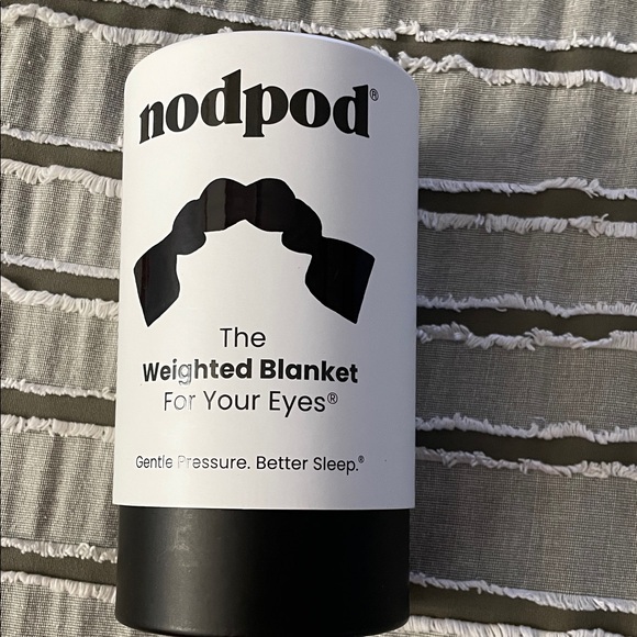 Nodpod Black Weighted Eye Blanket NWOT - Picture 1 of 3